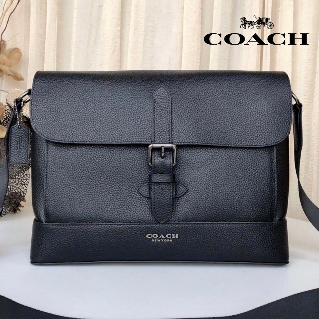 Coach hudson on sale small messenger bag