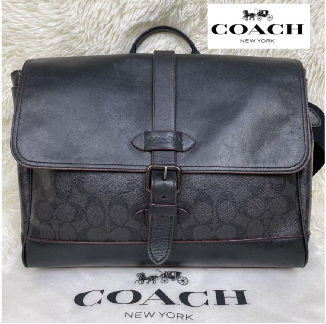 Coach laptop deals messenger bag
