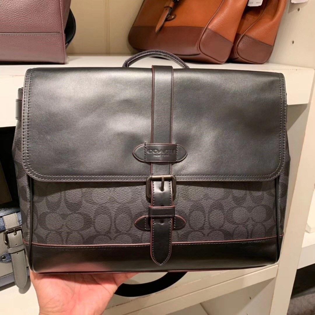 New Coach Original Black Signature Collection HUDSON SMALL