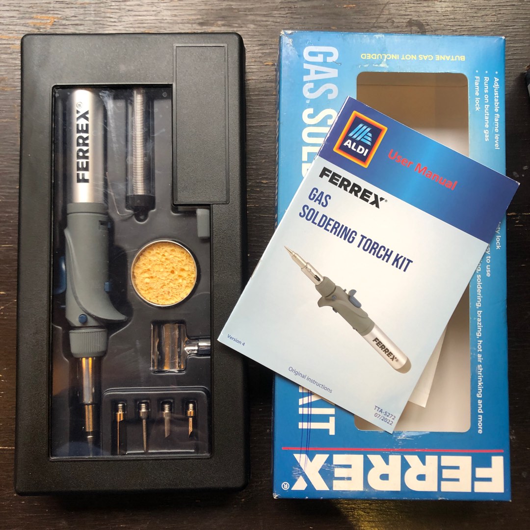 Ferrex gas soldering torch kit sale