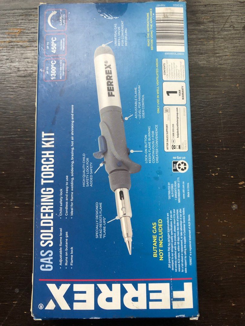 Ferrex gas soldering torch kit store