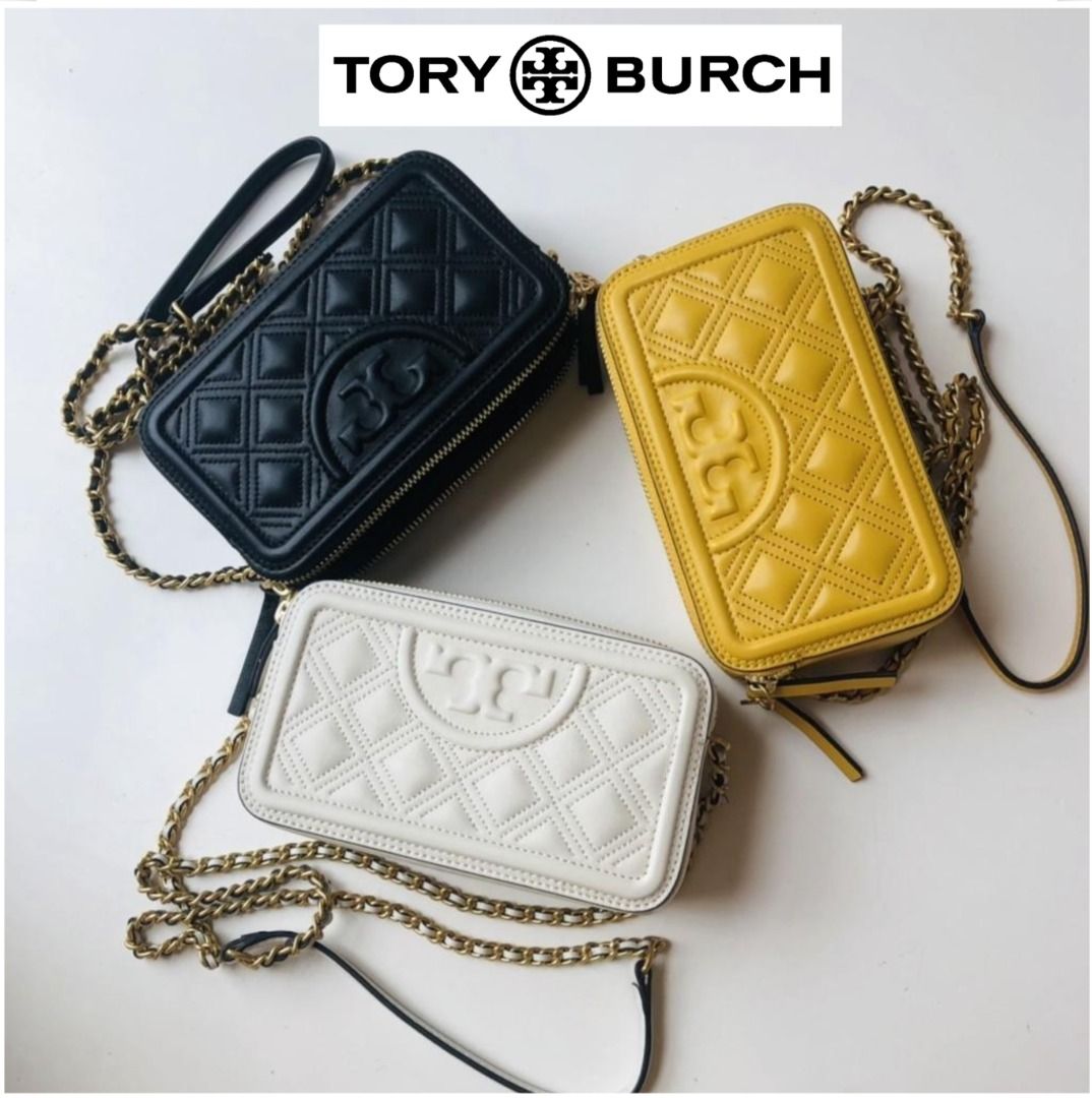 Tory Burch Leather Chain Sling, Luxury, Bags & Wallets on Carousell