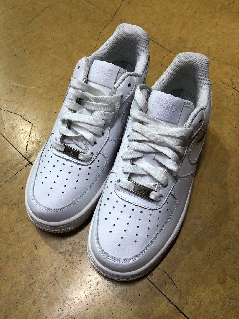 Nike Air Force 1 Lace Up Low 07 Women s White Sneakers 24 cm