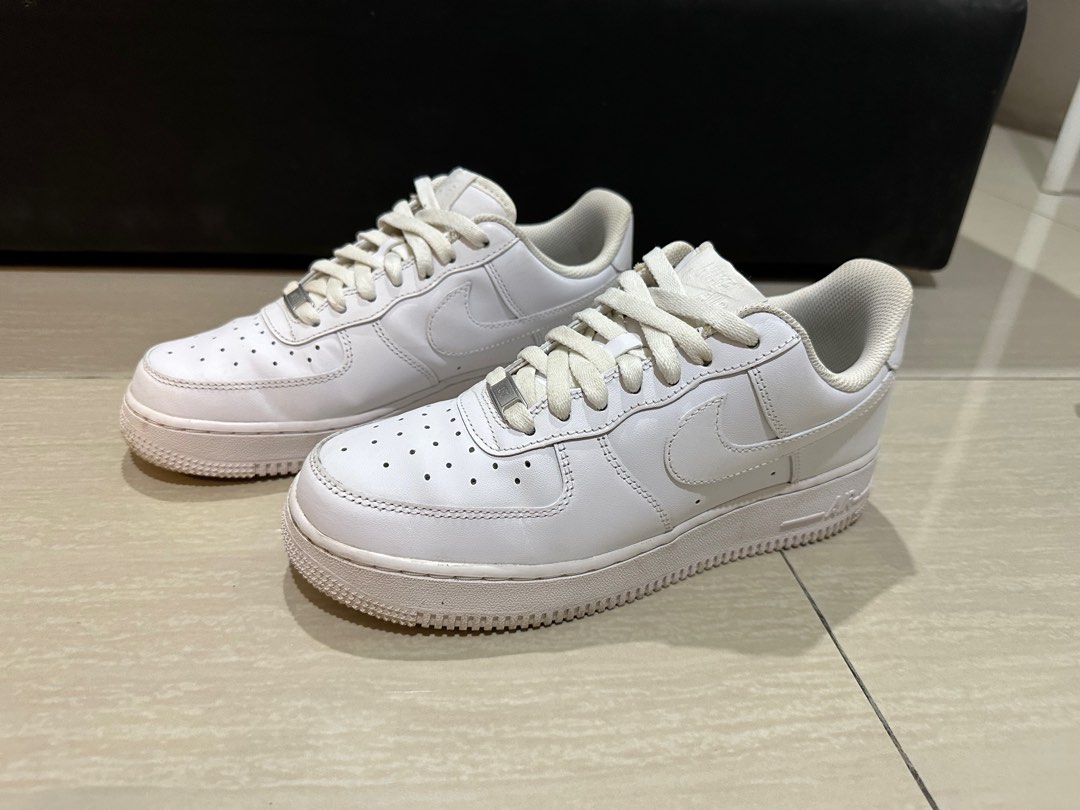 Nike Air Force One 07 White Mens UK6 US7 EU40 Used Men s
