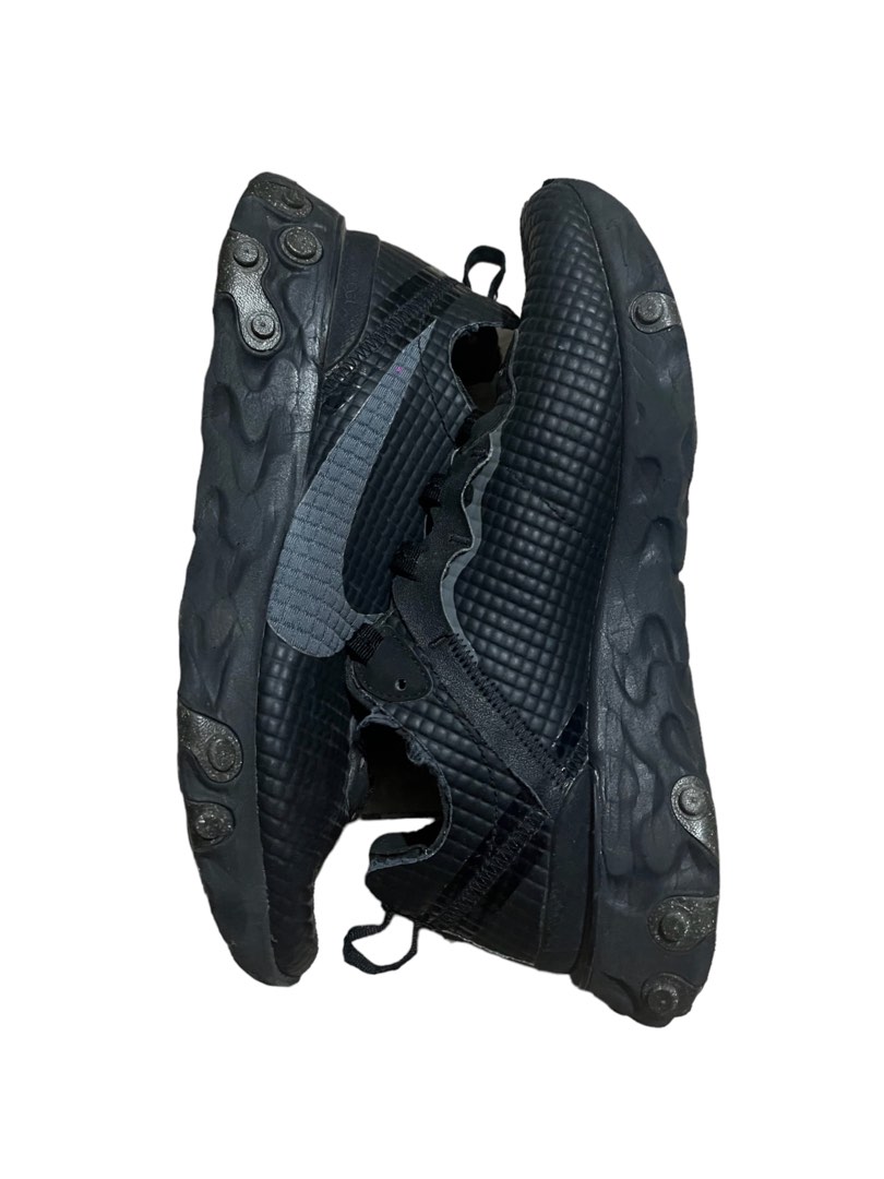 mens nike react element 55 triple black