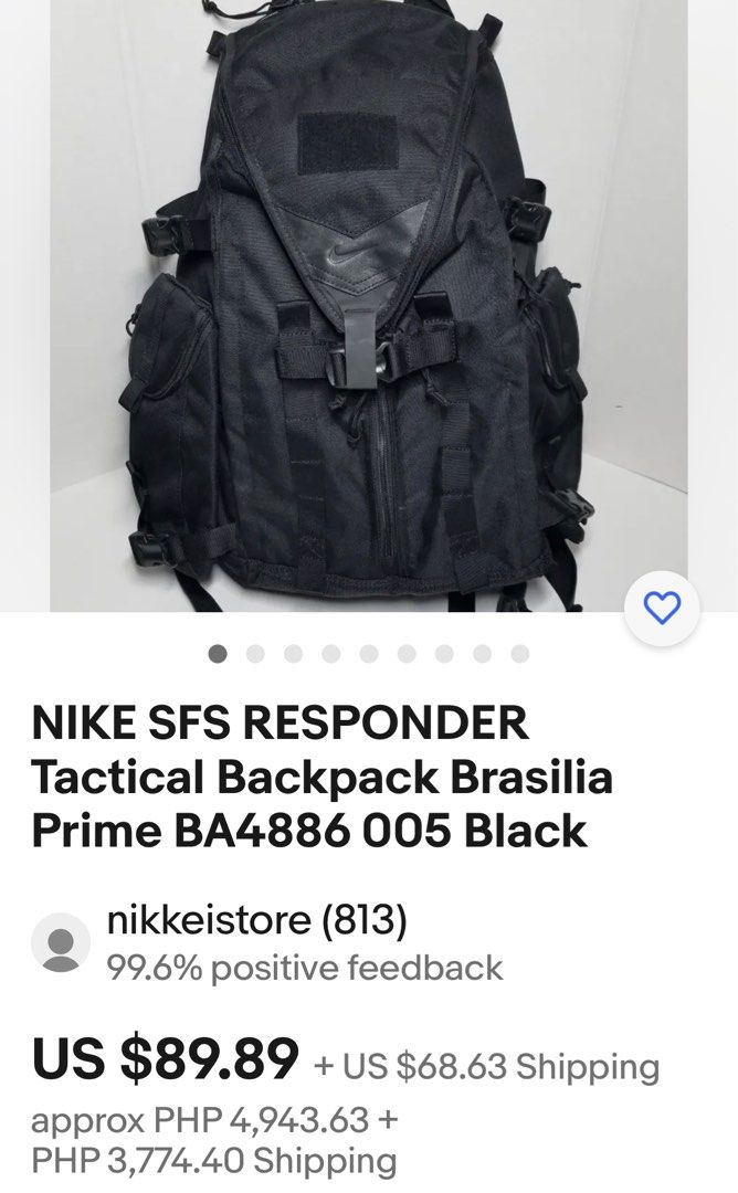 Nike sfs hotsell responder black