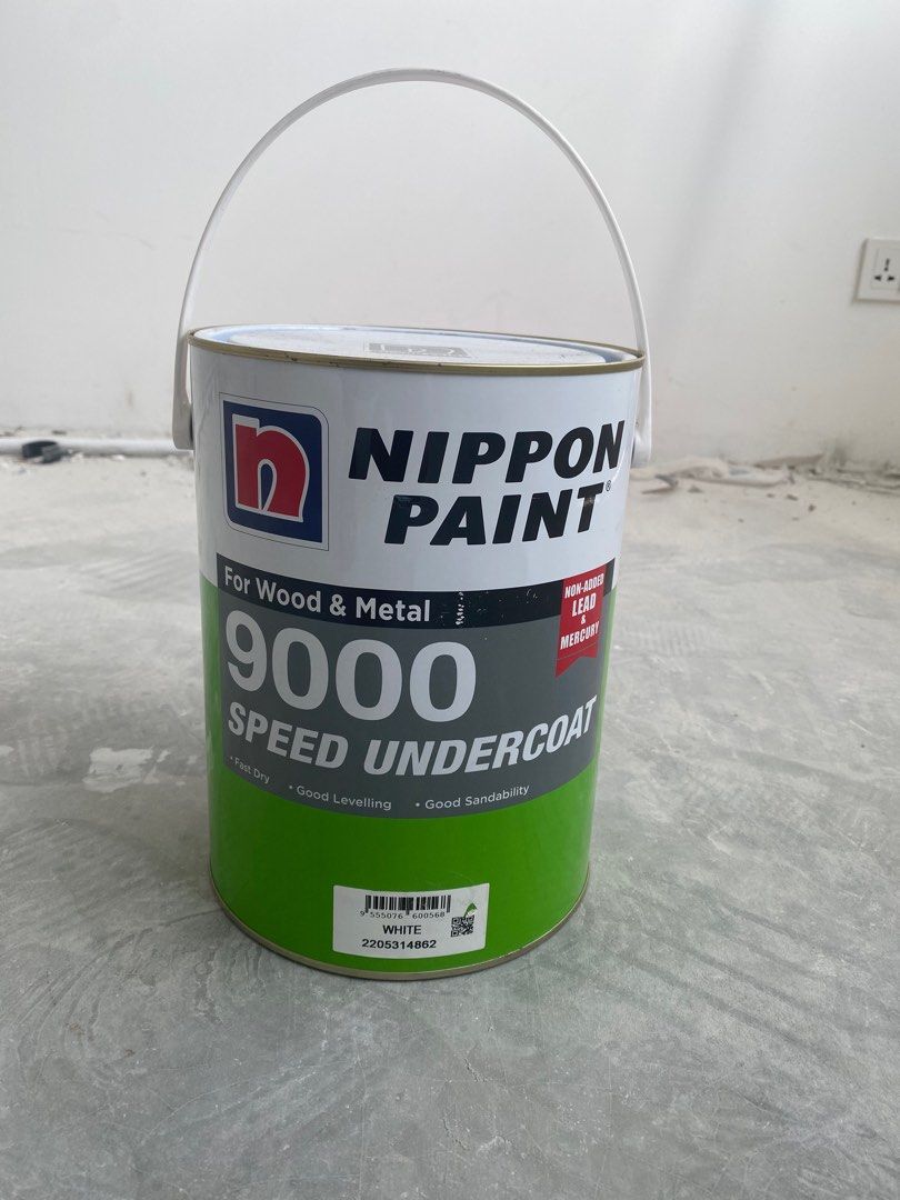 NIPPON PAINT UNDERCOAT 5L, Furniture & Home Living, Home Decor, Other