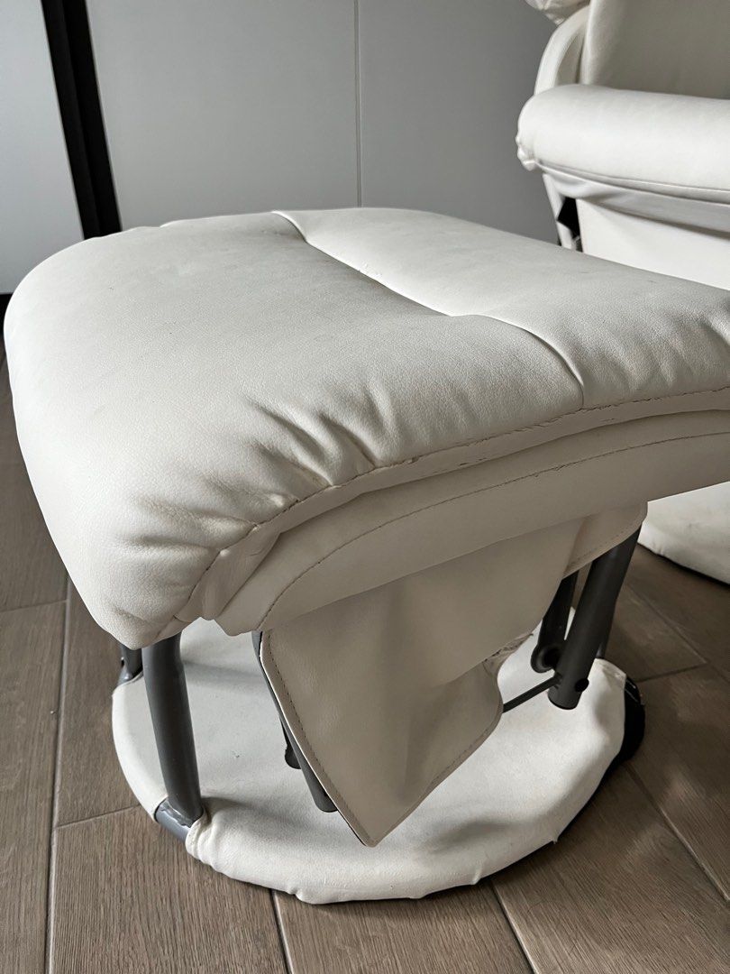 Nursing Chair Babyhood Vogue Breastfeeding Glider Chair & Ottoman