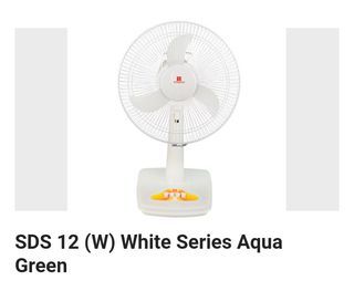 ‼️Original & Brandnew ❤️Standard Electric Fan Desk Fan SDS 12 (W) White Series Aqua Green Desk Fans sale near legit brandnew brand new original Bulk for sale  yomo  Same Day Delivery  Cash on Delivery cod riz nationwide
