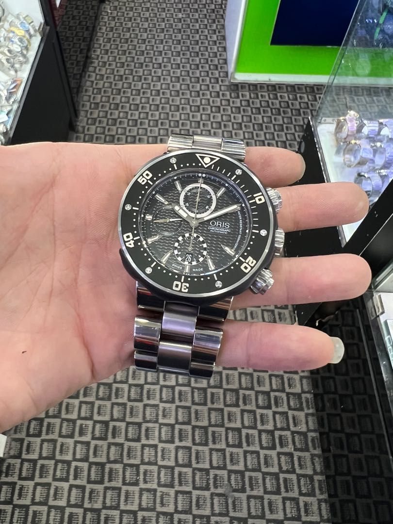 ORIS PRODIVER TITANIUM SWISS MADE DIVERS 1000M PROFESSIONAL 7630 71