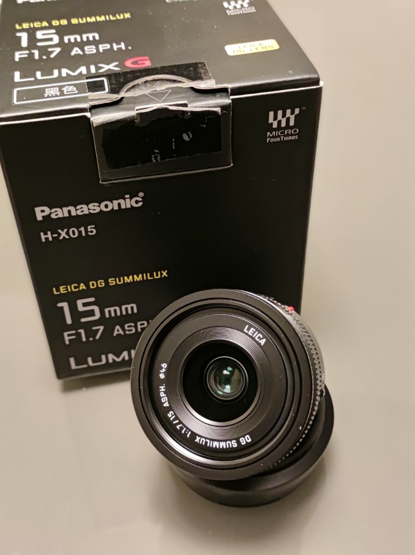 Panasonic 樂聲LEICA DG SUMMILUX 15mm F1.7 ASPH (HX015) 99%New