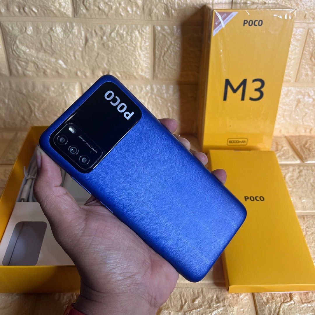 Poco M3 464gb Blue Original Telepon Seluler And Tablet Ponsel Android Xiaomi Di Carousell 5538