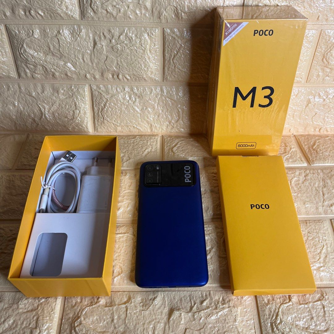 Poco M3 464gb Blue Original Telepon Seluler And Tablet Ponsel Android Xiaomi Di Carousell 4082