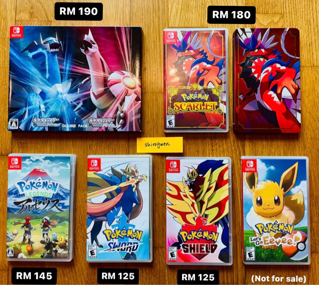 Pokemon Nintendo Switch games