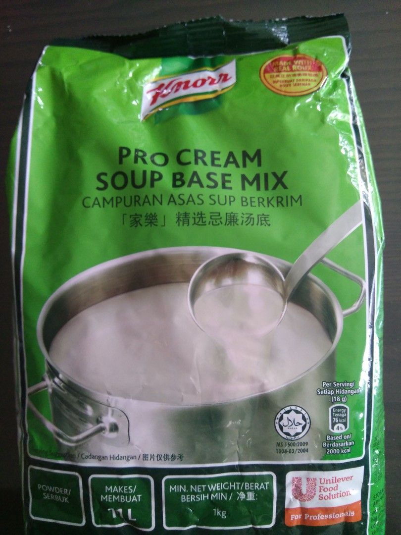 Pro cream soup base mix 1kg, Food & Drinks, Rice & Noodles on Carousell