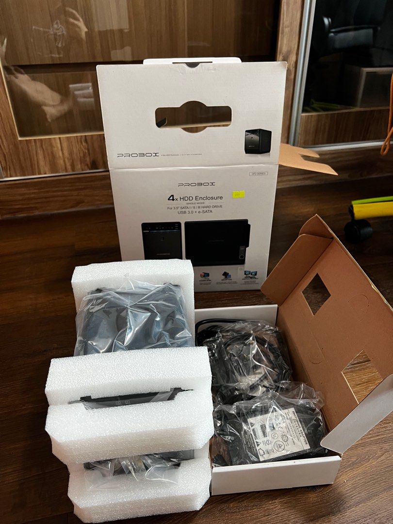 Probox 4 Bay HDD Enclosure, Computers & Tech, Parts & Accessories ...