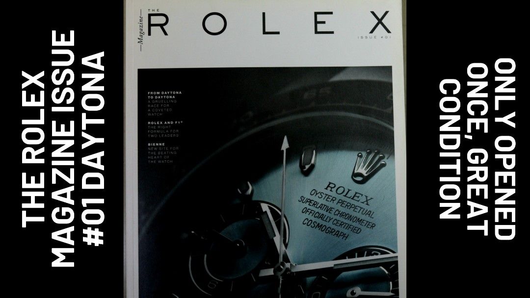 Rolex magazine issue 1 sale