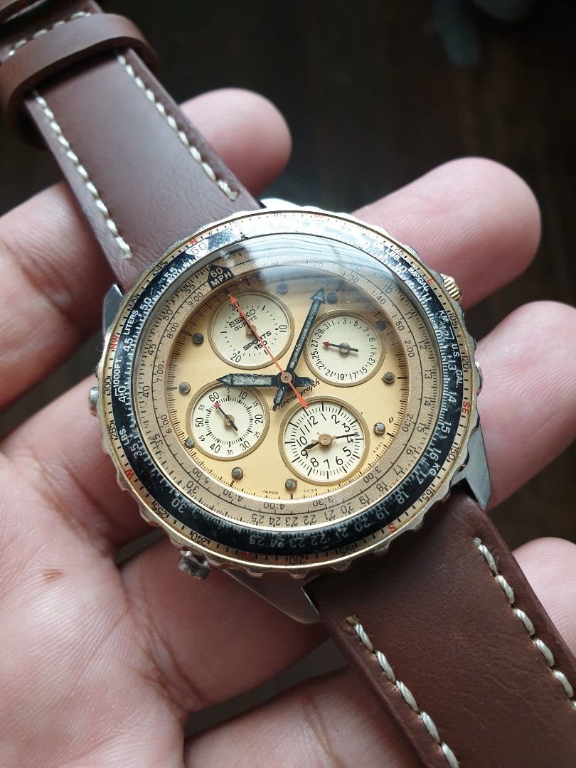 Rare Seiko 7T34-6A00 flightmaster, Men's Fashion, Watches & Accessories,  Watches on Carousell