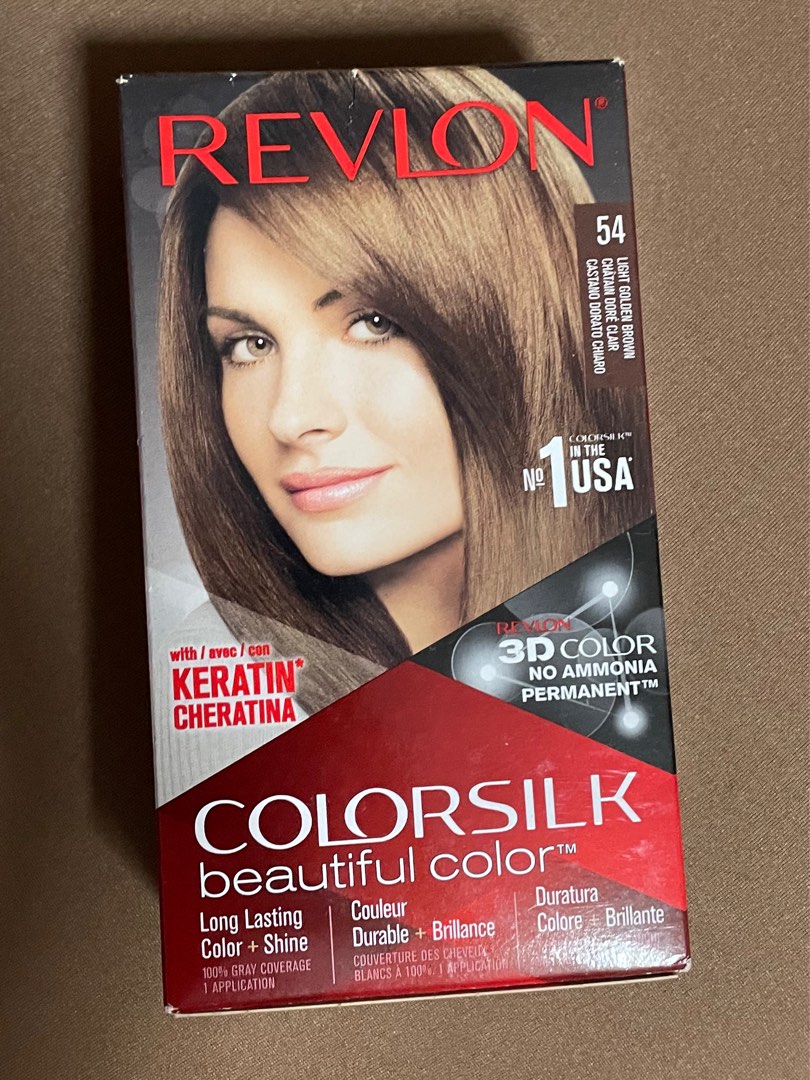 Revlon Hair Dye Colorsilk Light Golden Brown 54, Beauty & Personal