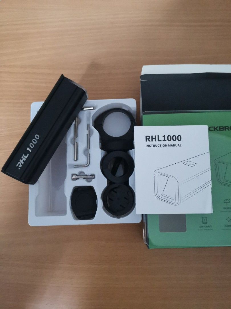 Rockbros RHL 1000 Lumen Front Light, Sports Equipment, Bicycles & Parts ...