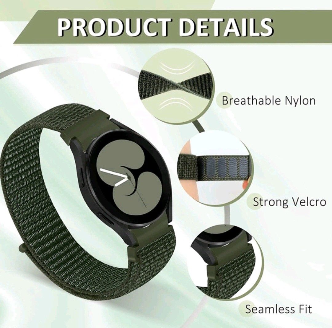 Galaxy watch velcro strap best sale