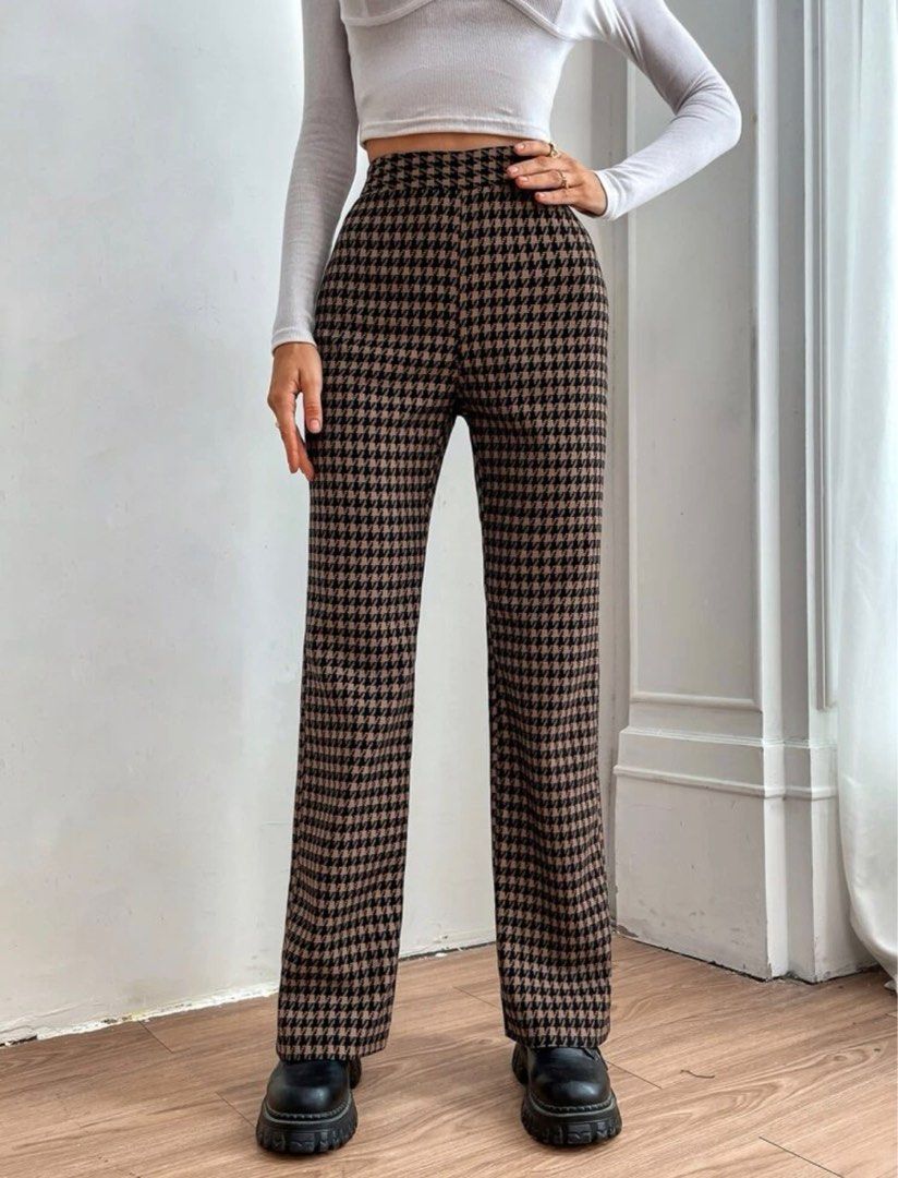 Plaid Oversized Blouse & Pants Set | SHEIN South Africa | Oversized blouse,  Blouse pants, Girls fashion summer