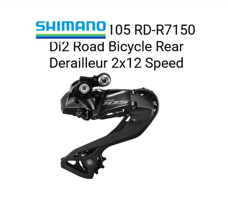 Shimano 105 RD-R7150 Di2 Road Bike Bicycle Rear Derailleur 2x12