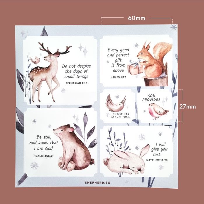 Shpeherd] Children Christian Stickers - Bible Verse Sunday School, Hobbies  & Toys, Stationery & Craft, Art & Prints On Carousell