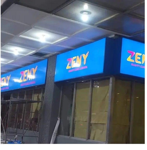 Signage Maker - Non lighted G.I hook edge direct to wall, Commercial ...