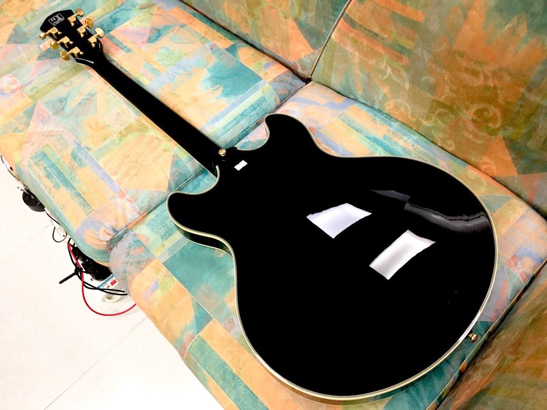 Sire H7 Larry Carlton SemiHollow Electric Guitar, w Full Gold Hardware