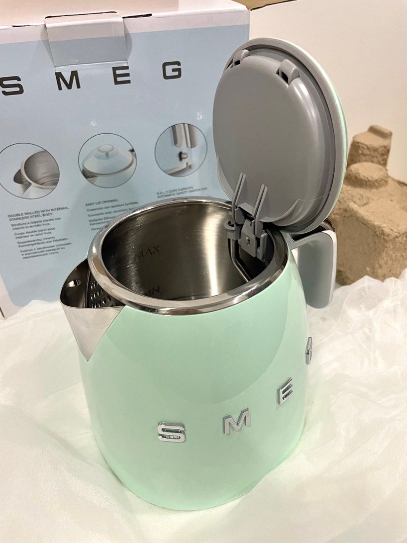 SMEG Electric Kettle (Mint Green), TV & Home Appliances, Kitchen