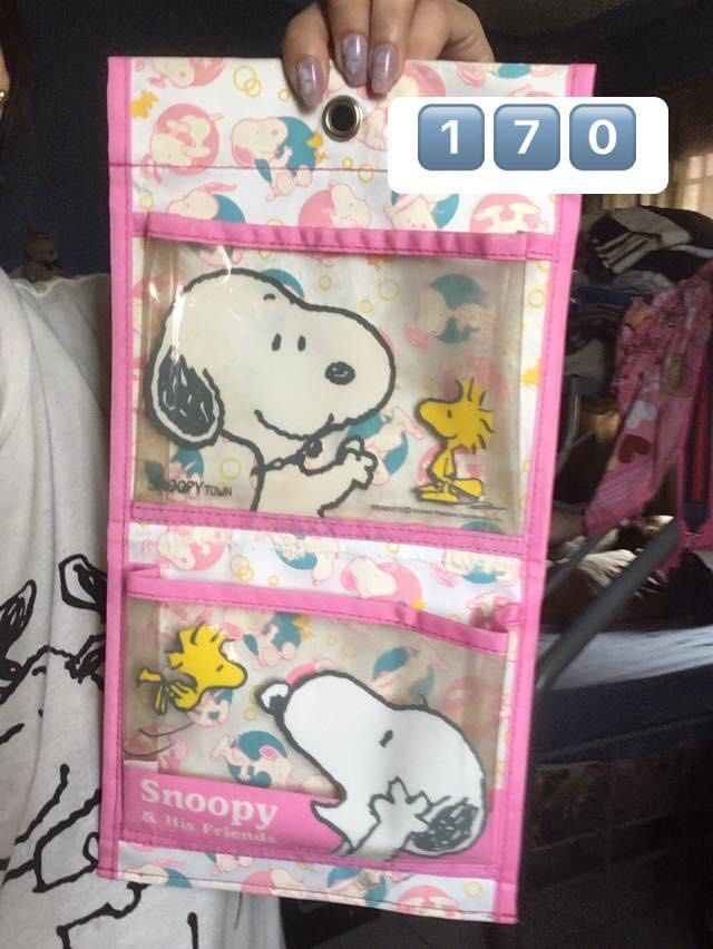 Snoopy hanging organizer on carousell