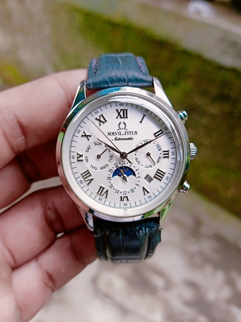 SOLVIL ET TITUS AUTOMATIC MOONPHASE 06 2071 Fesyen Pria Jam
