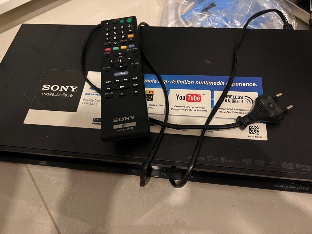 Sony Bluray and DVD player , like new, TV & Home Appliances, TV