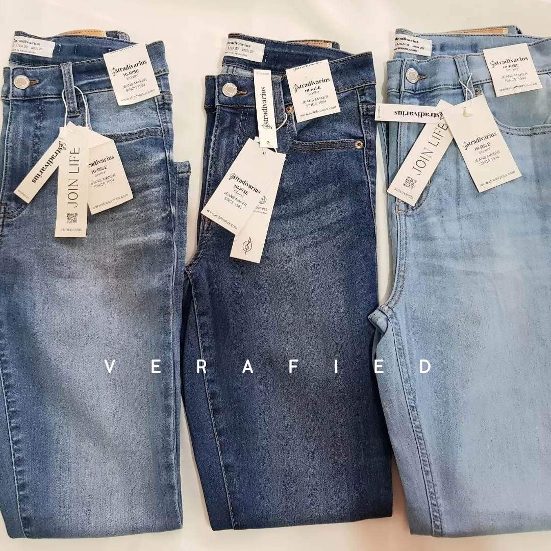 Stradivarius HiRise Skinny Jeans, Women's Fashion, Bottoms, Jeans on Carousell