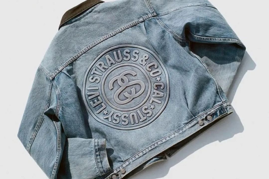 正規店仕入れの STUSSY LEVIS EMBOSSED TRUCKER JACKET S