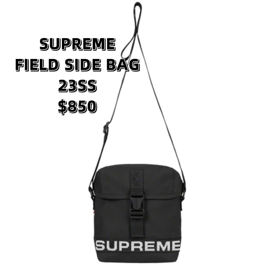 supreme field side bag black 黒 新品未使用