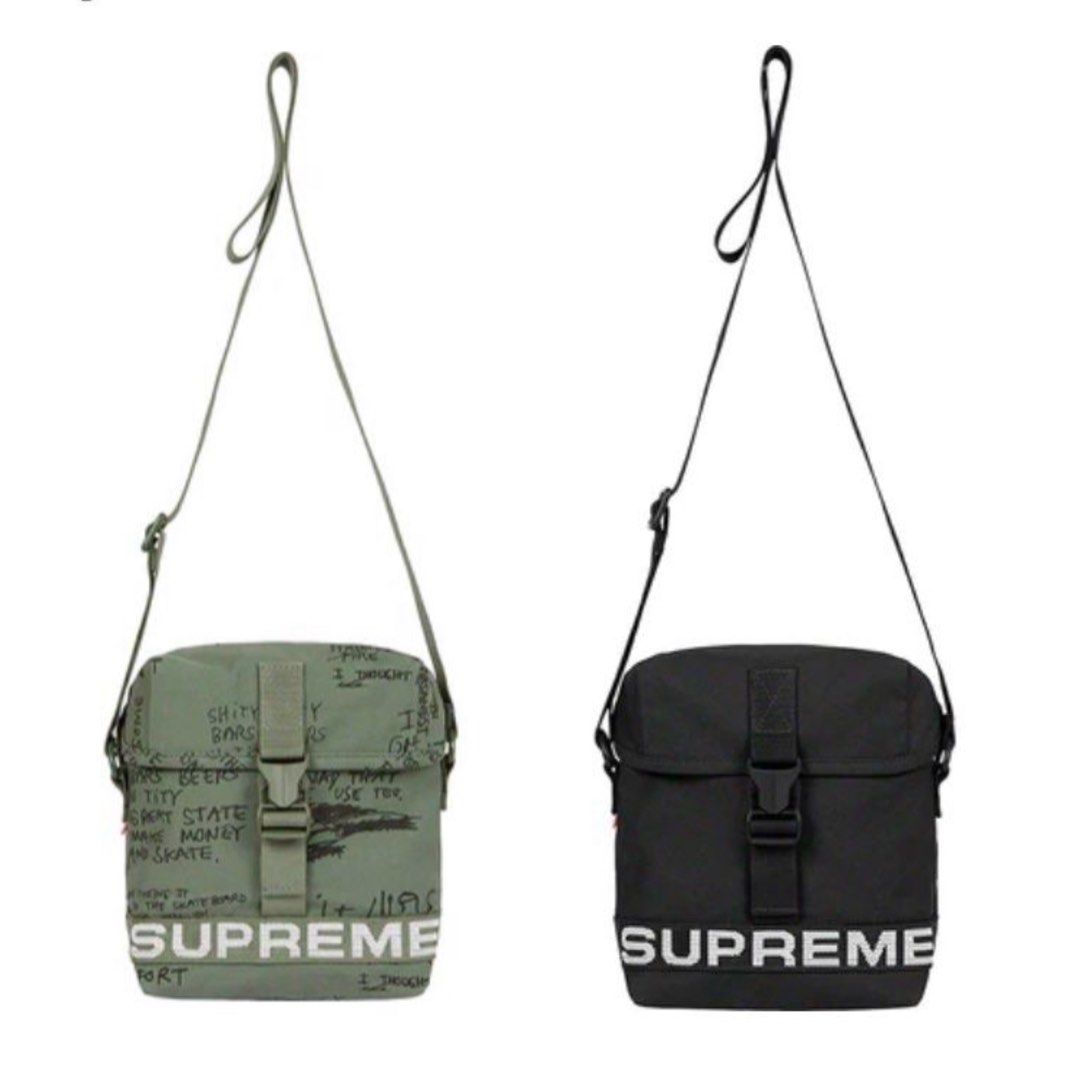 Supreme SS23 Field Side Bag (Olive and Black), 名牌, 手袋及銀包