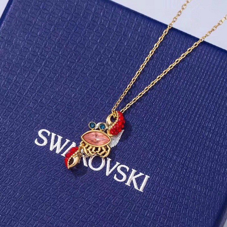 Swarovski on sale crab pendant
