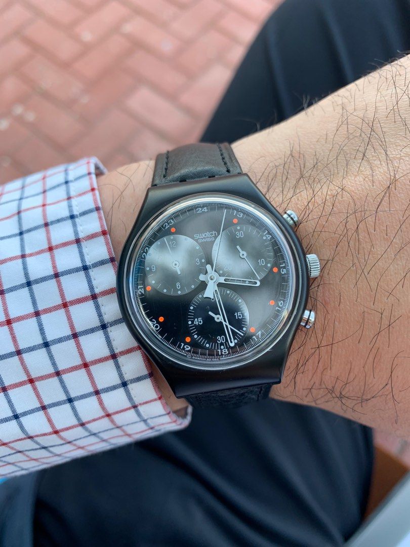 Swatch chrono wall street deals