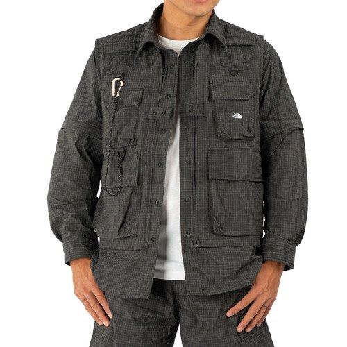 The North Face Men D4 2 In 1 LS hiking camping outdoor vest Men s