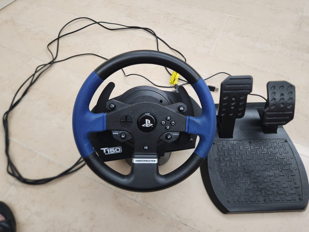 Thrustmaster T150 with Pedals + all wires included (no box) PC/PS4/PS5