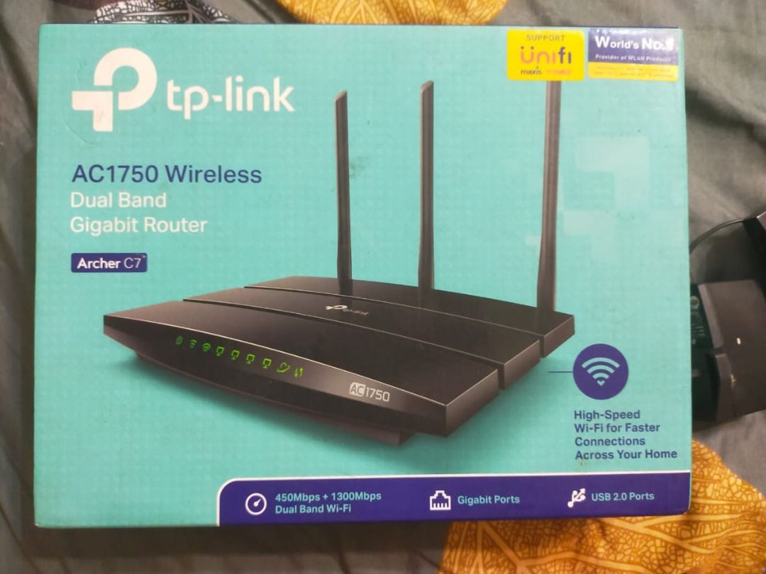 TP-LINK Archer AC1750 C7 C1200 1200Mbps Wireless Dual Band Gigabit ...