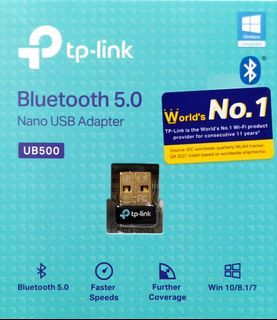 TP-Link UB500 Nano USB Bluetooth 5.0 Adapter  Bluetooth Receiver