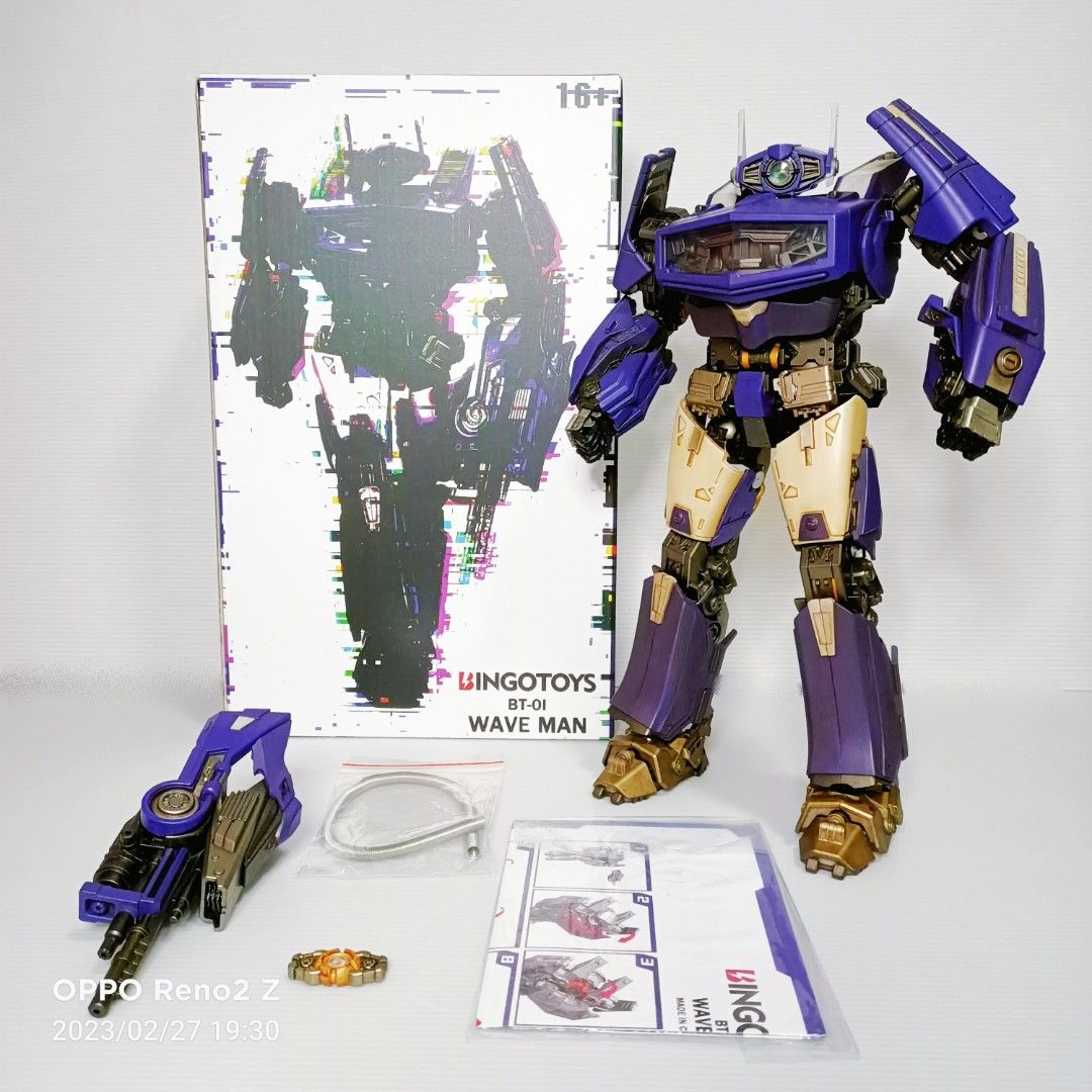 Transformers Bingo Toys BT01 BT01 Wave Man Shockwave, Hobbies & Toys