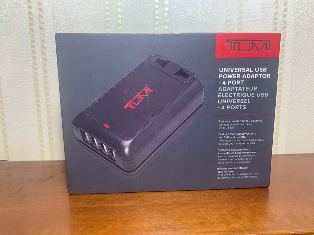 Tumi Universal USB Power Adapter - 4 Port, Barang Mewah, Aksesoris di ...