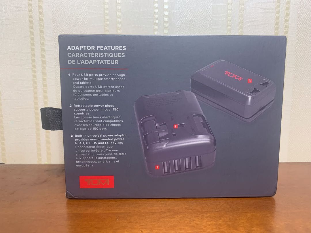 Tumi Universal USB Power Adapter - 4 Port, Barang Mewah, Aksesoris di ...