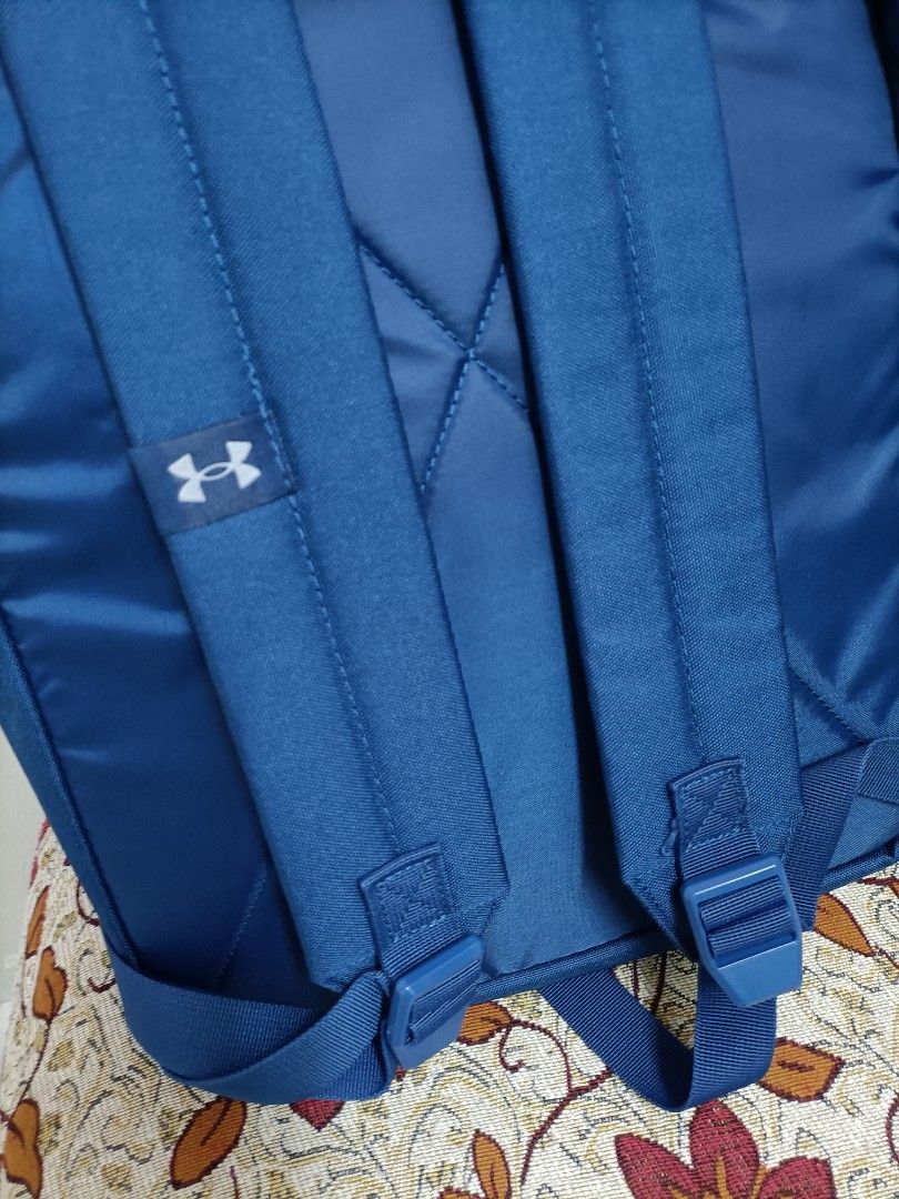 Under armour laptop backpack bag Loudon blue under armour logo