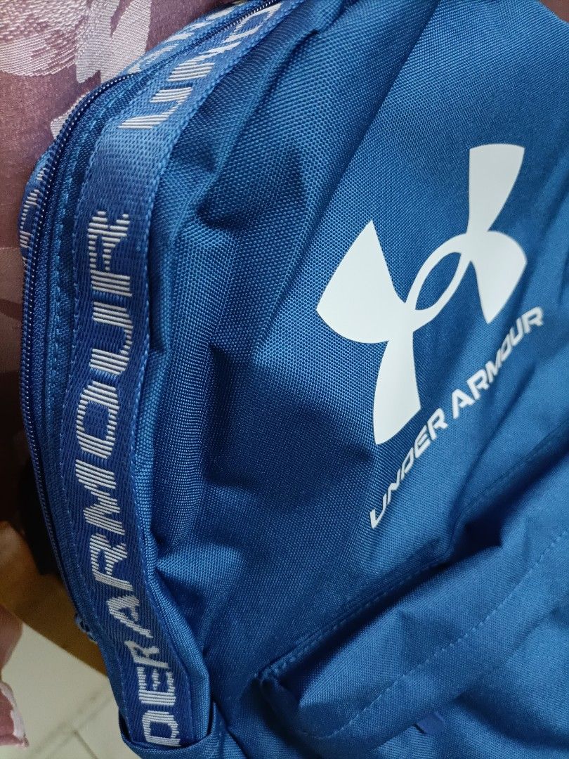 Under armour laptop backpack bag Loudon blue under armour logo