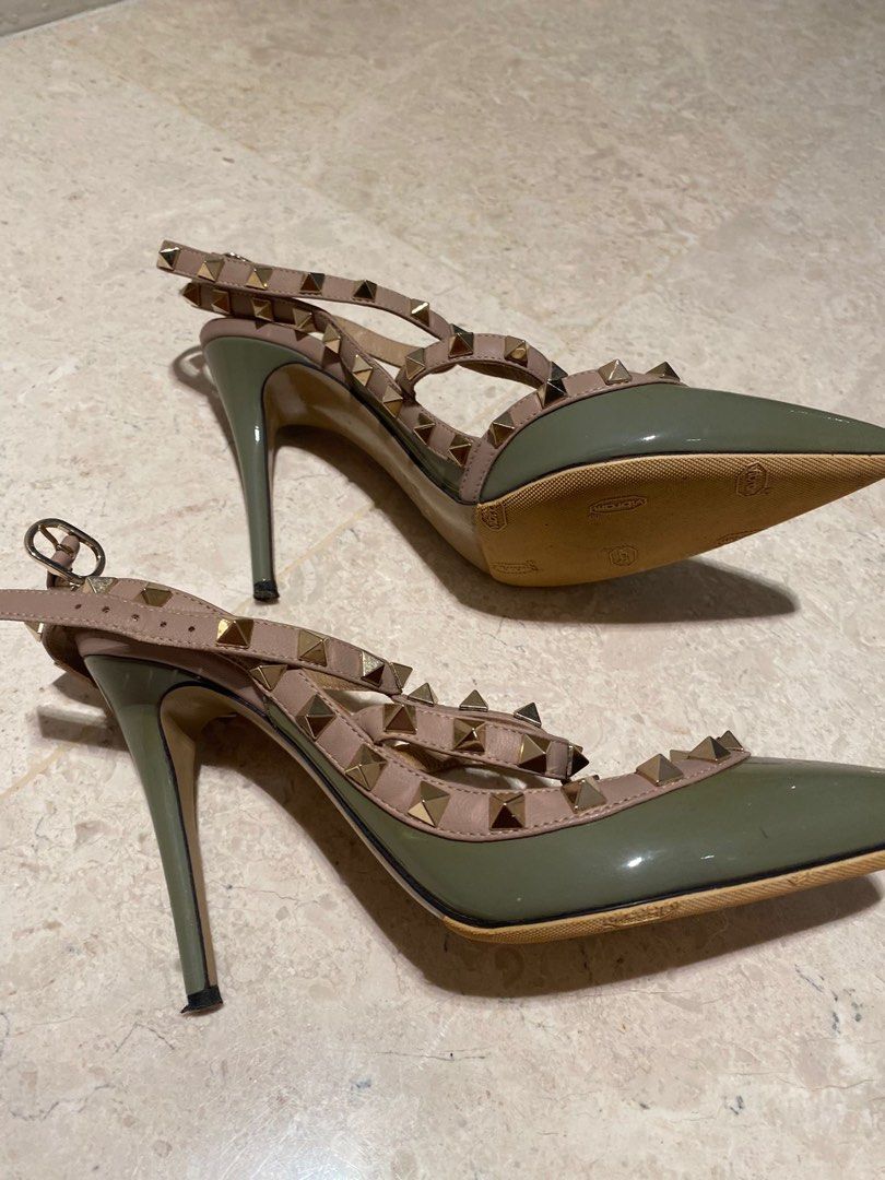 Valentino rockstud heels sizing discount